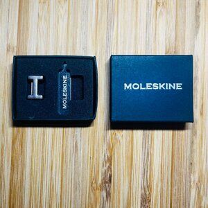 New Moleskine Gold Tone Pin - Letter i - for the legendary notebook